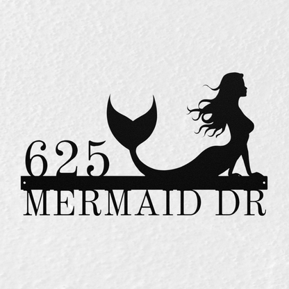 Mermaid Address Sign