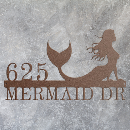 Mermaid Address Sign