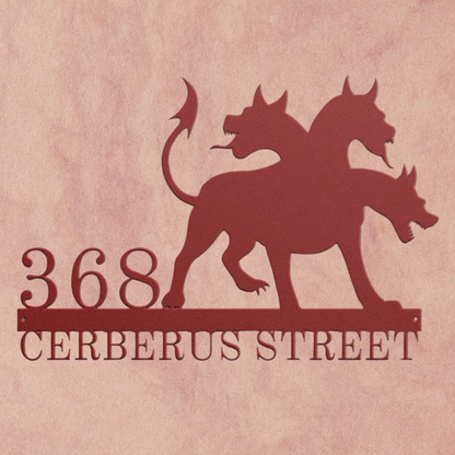 Cerberus Address Sign