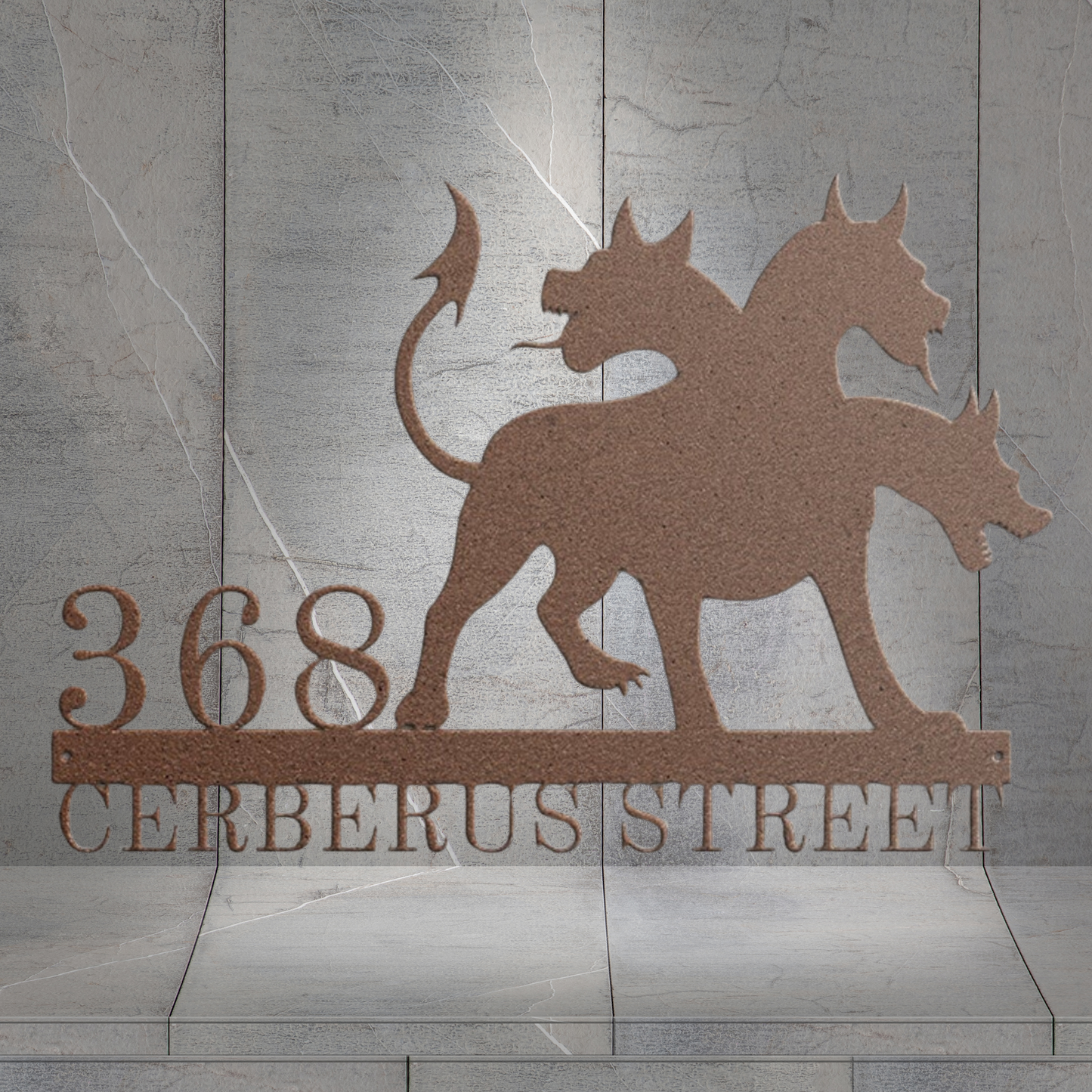 Cerberus Address Sign