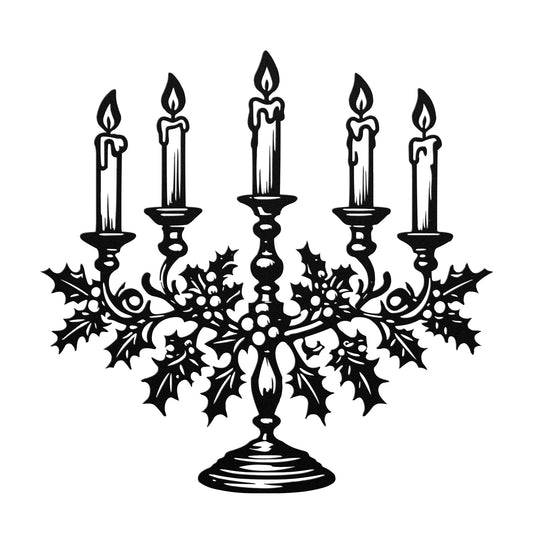 CHRISTMAS CANDELABRA