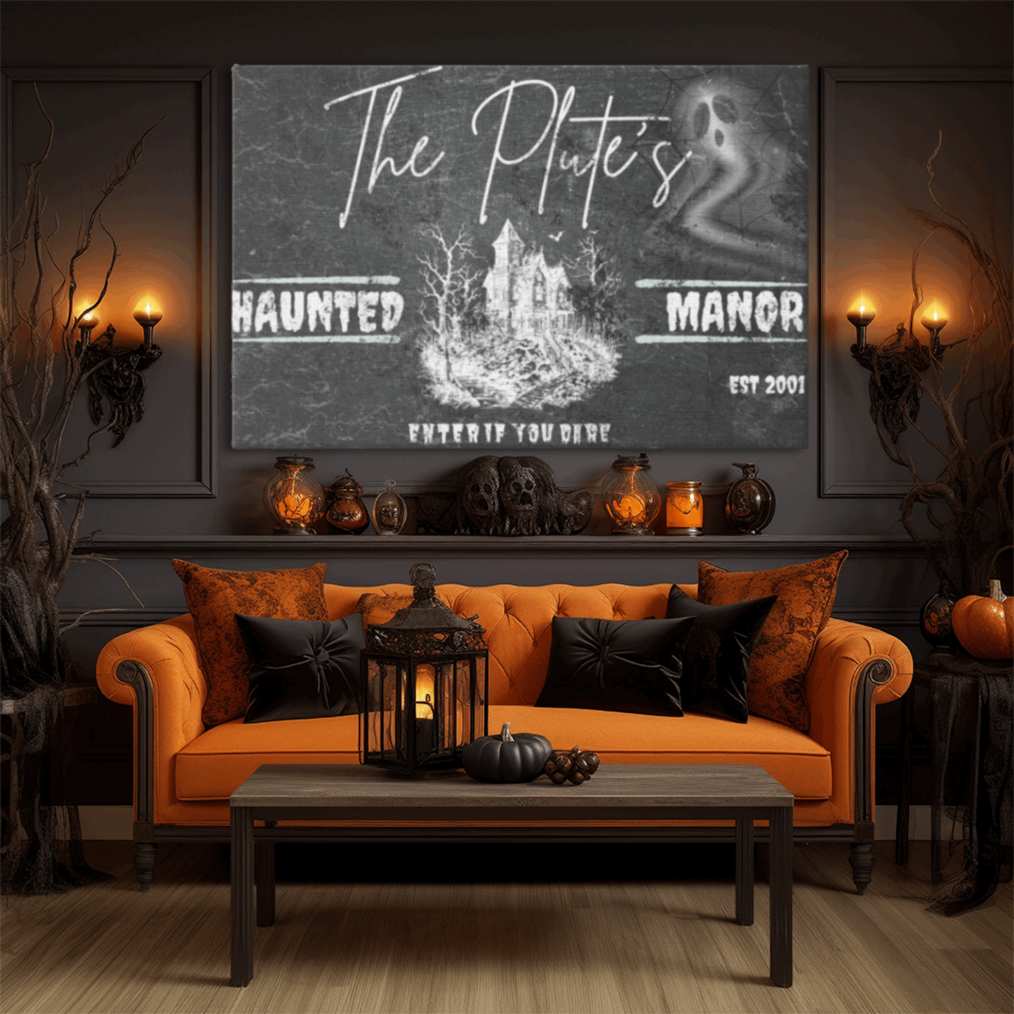 Haunted Manor Canvas